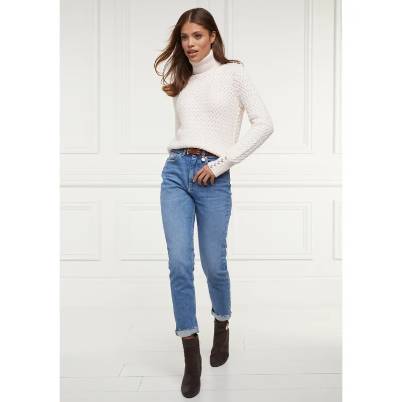 Holland Cooper High Rise Slim Jean - Vintage Indigo-2